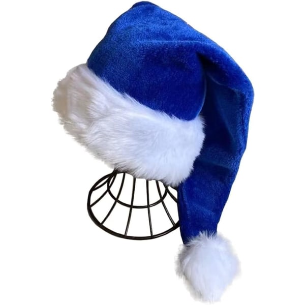 Deluxe vuxenhatt för färgglad jul Tillgängliga färger: svart, grön, blå,