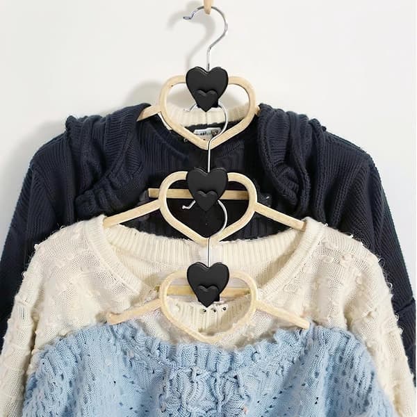 24 Pieces - Space Saving - Hanger Hooks - Closet Organizers - Wardrobe Organizer - Clothes Hangers - Connecting Hooks