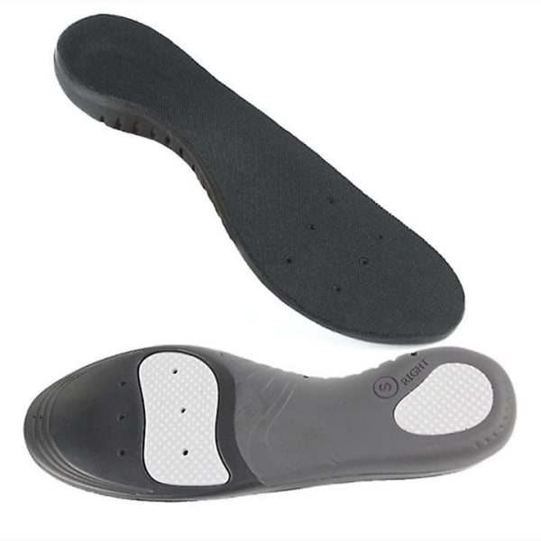 IC Arch Insole Platt fotstödsdyna Ortopedisk heldyna Andningsbar massage Pu Sports stötdämpande innersula