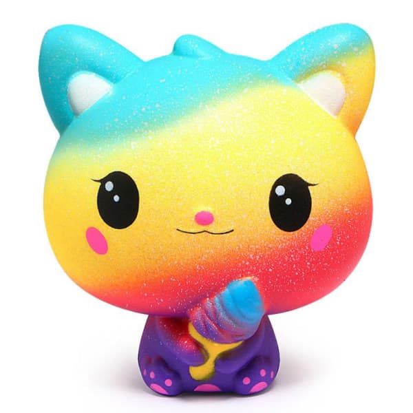 Långsamt stigande doftande Squishy leksak Multicolor