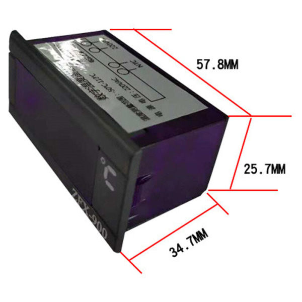 IC Indbygget Termometer Køleskab Fryser Digital Temperatur Display Panel Måler