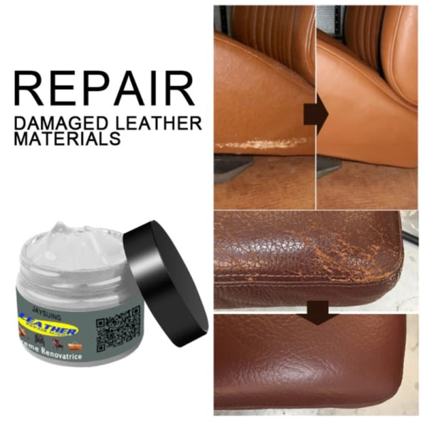 IC 50ml Advanced Leather Repair Gel Läderfärgningsmedel Skor Clo Black