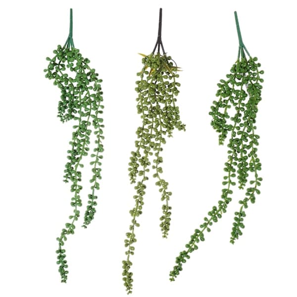 IC 3 stk simulering sukkulenter elskere tårer plante plast blomst DIY