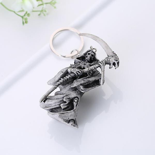 Nøglering Håndtaske Lynlås Nøglering Reaper Nøglering Halloween Skull Nøglering Halloween Nøglering IC