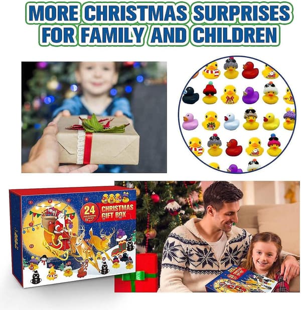 Gummianka Advent 2023, Advent 2023 Børn, Advent Anka Bad Til 08-24 ducks