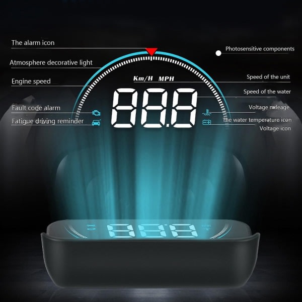IC CNE Intelligent Heads Up Display Høydefinisjon Ettermontering