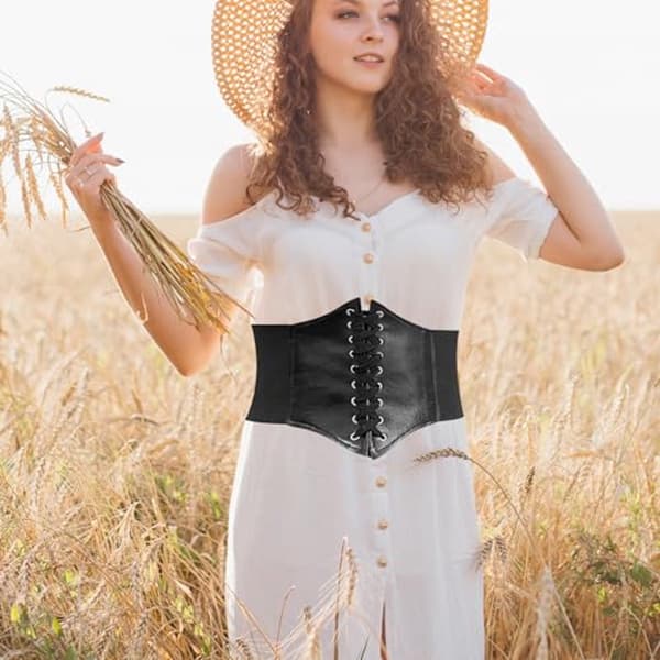Elegant Korset til Kvinder - Taljekorset til Piratkostumer og Cosplay