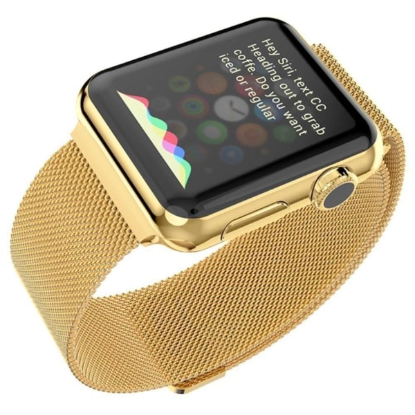 IC Apple Watch Armband 41/40/38 mm Milanese Loop Metall - Välj Färg Guld