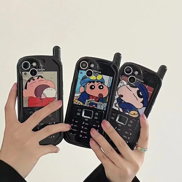IC Retro tecknad Xiaoxin iPhone13/14 Pro Max mobiltelefonskal Style B iPhone 14 Plus