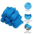 100 engangs skobetræk – skridsikre – non-woven – blå – størrelse op til EU 45 – store – 50 par