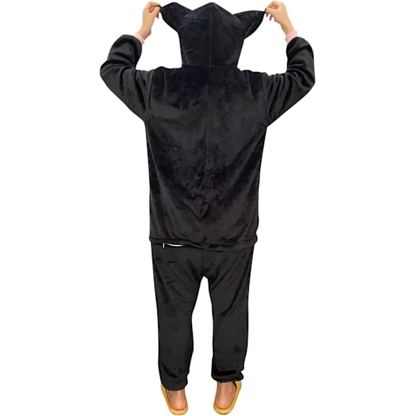 Onesies til kvinder, Onesies til voksne mænd, Pyjamas Onesies, Enhjørning, Flannels pyjamas, Dyre Onesies, 3D hættetrøjer pyjamas, Halloween, Julekostumer Kuromi S