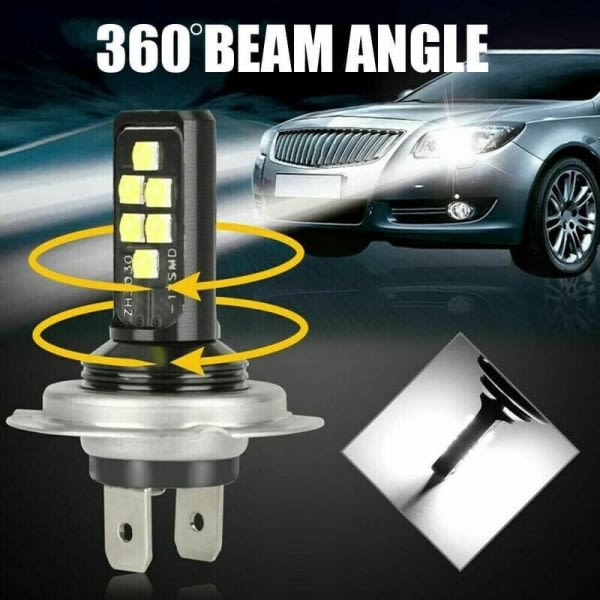 H7 LED-ajovalot kauko- ja lähivalot 240W 6000K-sarjan lisävarusteet