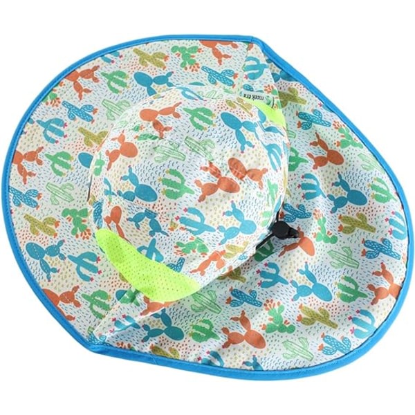 IC Baby Toddler Barn Solhatt Bred Brätte UPF50+ Fiskehatt med klaffrem