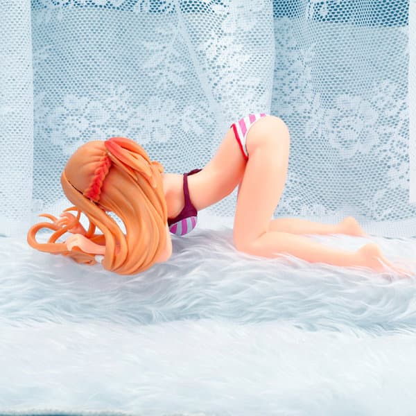 IC Anime Sword Art Online Asuna Figur Modell Randigt Knästående Simma