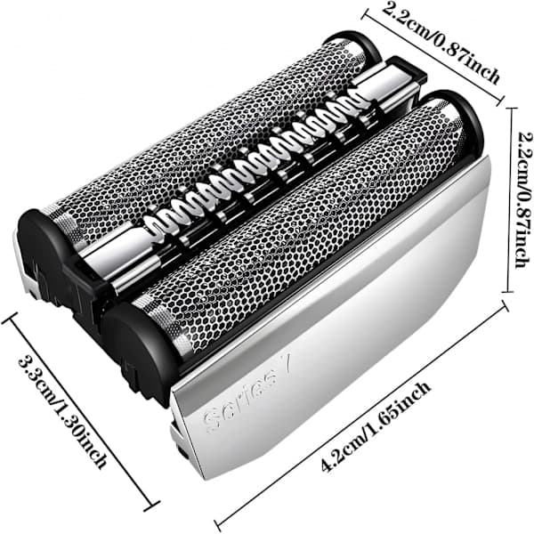 Rakhode for Braun Series 7 - Erstatningshode, 70S-blad, 70S-folie og patronhode - Passer til Braun 7-serien