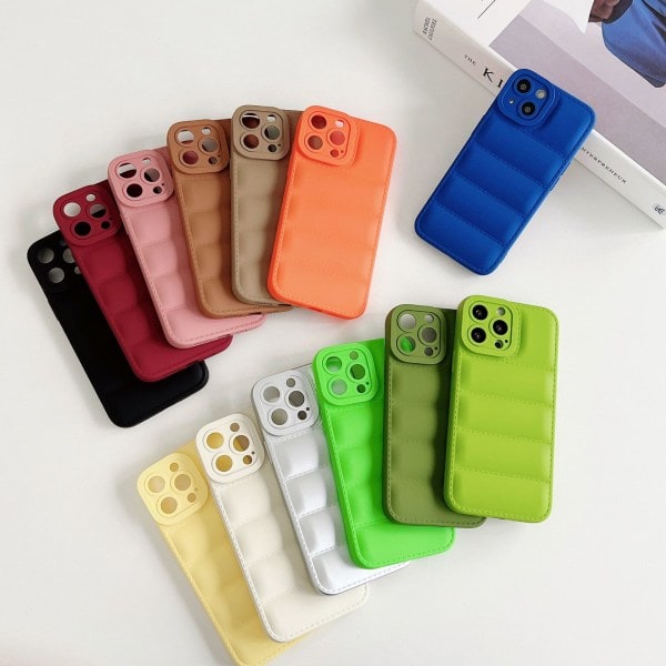 IC iPhone 14 Pro Max Skal - Termisk design - Mjuk reptålig TPU, Trådlös laddning, Fullständigt skydd för telefon och kamera, Svart