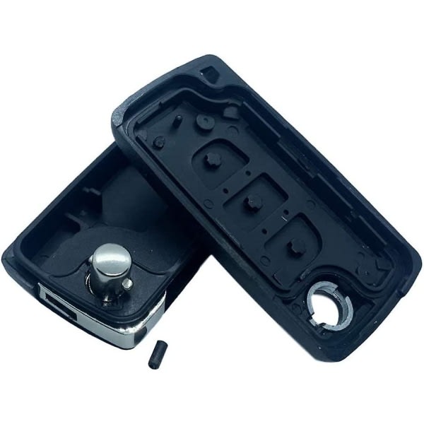 Nyckelskal med blad kompatibel med Peugeot 207cc, 307, 308cc, 407 og Expert 3 - Ce0523 - Case Plip Car Utility Fjärrkontrol 3 knapper IC