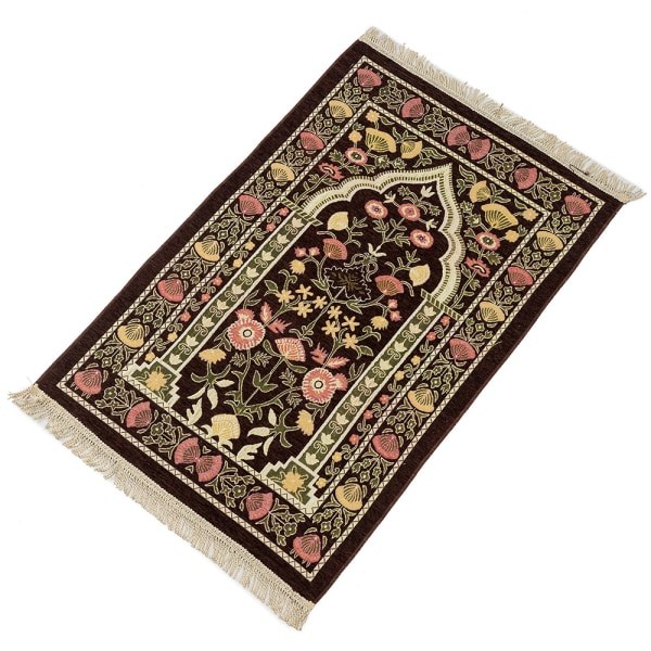 Islamisk bønne måtte Tæt Chenille bønne måtte Blomster