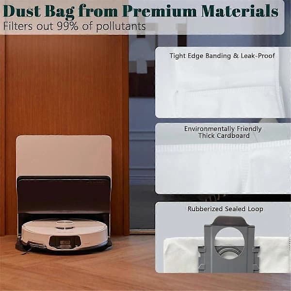 Til Roborock S8 MaxV Ultra, Reservedele Støvposer Moppepuder Robotstøvsuger Tilbehør