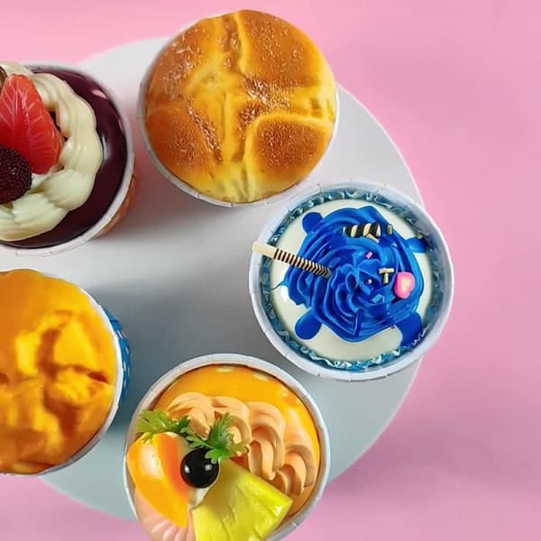 IC Muffin Cupcake Papirkopper Cupcake Liners Box Cup Brickhållare Pa