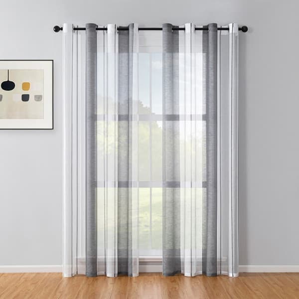 IC Gardiner 2-pak perforerte chiffon-gardiner 132cm*244cm