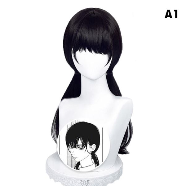 IC Anime Chainsaw Man Mitaka Asa Cosplay Paryk Asa Mitaka Lang Sort Black One Size