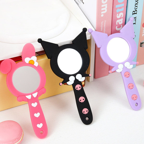 IC Kawaii Anime Cartoon Portable Handheld Makeup Mirror Cosmetic M A3