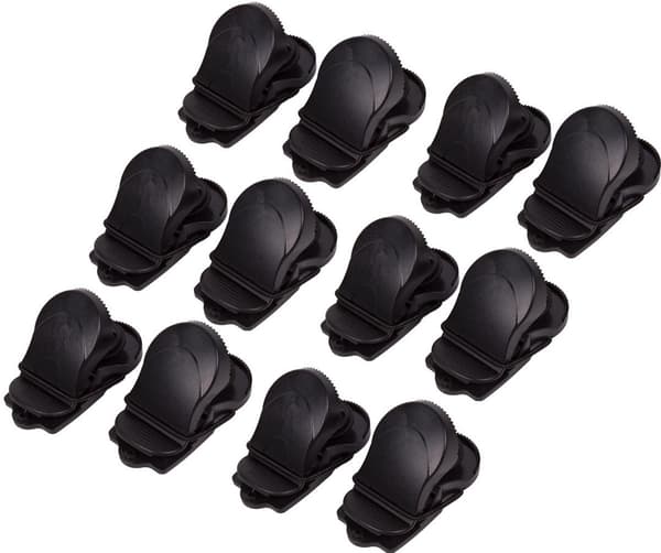 Benson Musefælde - 12x - sort - plastik - 90 x 45 mm - med fjeder mekanisme - museklemme