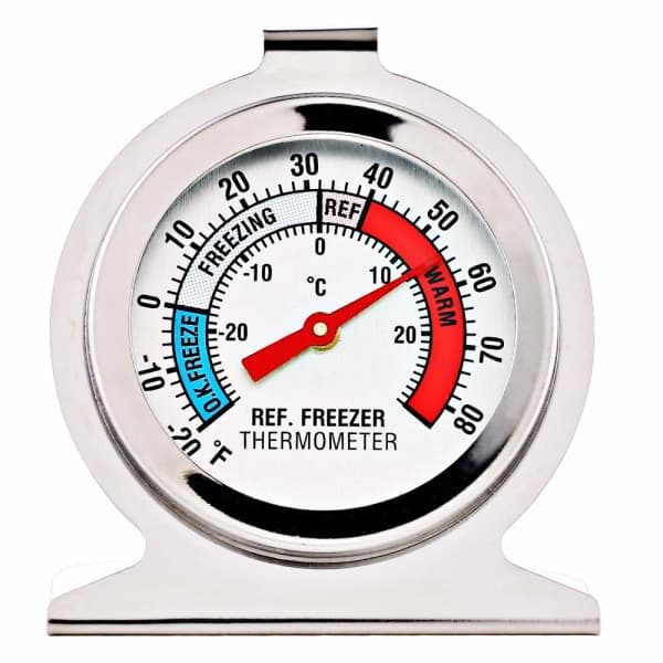 IC 2-pak Køleskabsfryser Termometer Stor Urtavle Termometer
