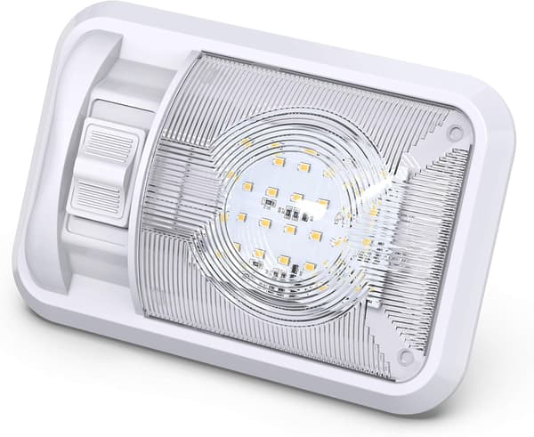 5 kappaletta 12V LED-kattovalaisin matkailuautoon - 300 lm - 4000K