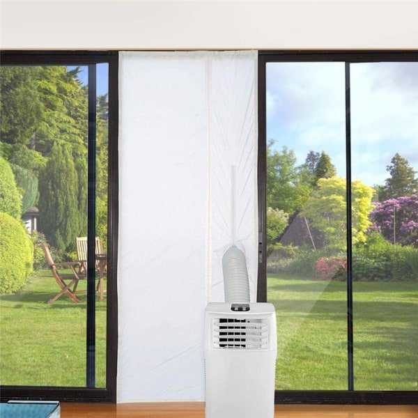 IC (210x90cm) Skydedørstætning til mobil aircondition og tørretumbler - Fungerer med alle mobile aircondition-enheder