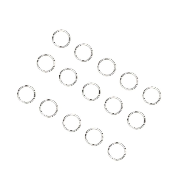 Silver Jump Ring Armband Öppen Ring Chainmail Jump Rings 12X10mm IC