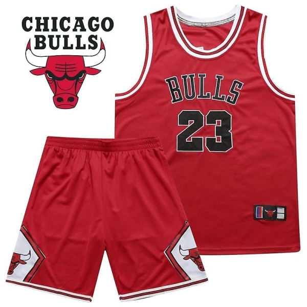 Nba Bulls nr 23 Michael Jordan Basketball Gods Jersey Dräkt M