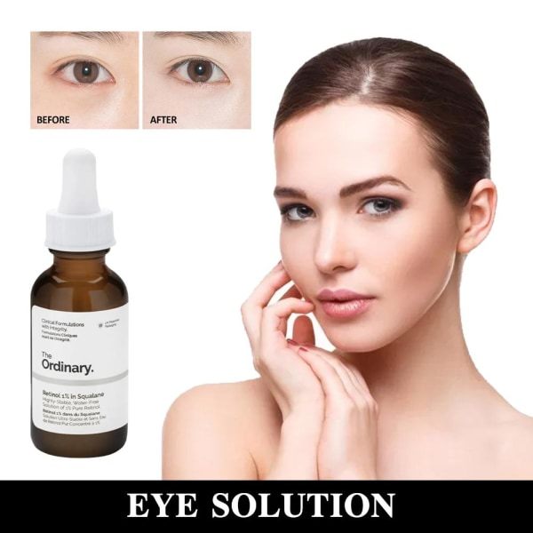 Tavallinen Squalane Eye Essence poistaa turvonneet silmäpussit ja