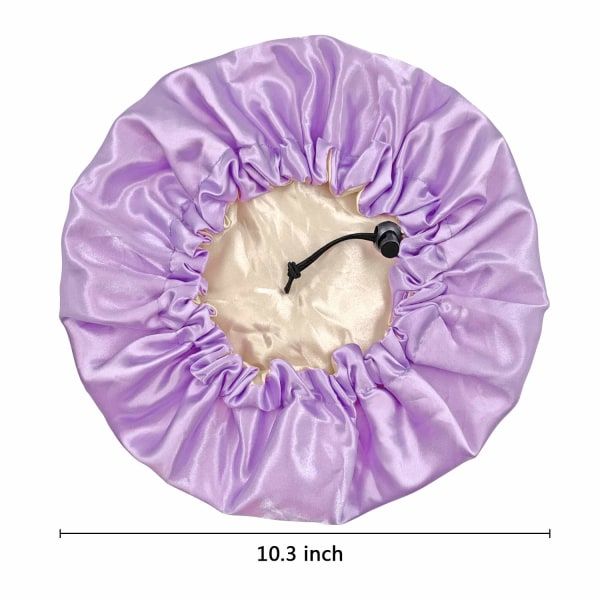 IC 3 kpl Satin Bonnet -lastut lapsille, säädettävä yömyssy Pehmeä satiini kukka Yömyssyt