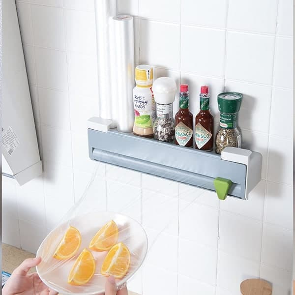IC Plastfolie Dispenser, 2 i 1 vægmonteret