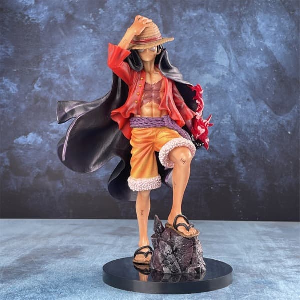 One Piece Fire Keisere Monkey D Luffy LX MAX PVC Statue Figur Onesize Onesize
