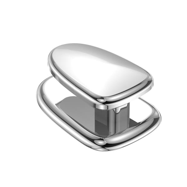 IC Solid metal bilkrog, usynlig krog, bil mini krog, sølv