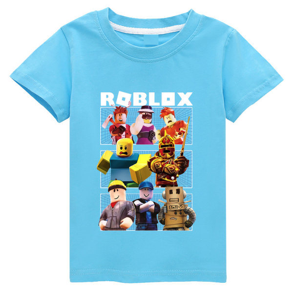 ROBLOX T-paita Muoti Lapset T-paita F9 wathet 160cm