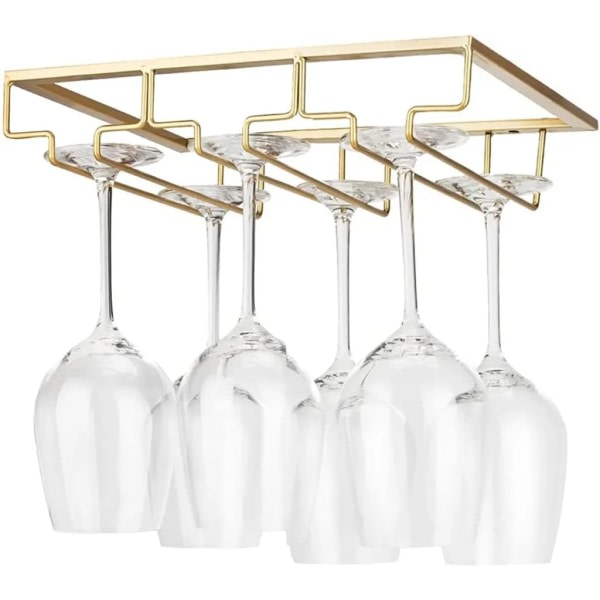 Vinglasställ metall glasställ glasstyrskena fäste med skruvskåp vinglas hängande ställ för hem bar kök bar bar restaurang