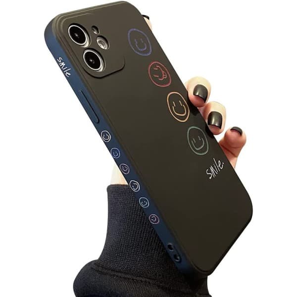 IC Telefonfodral Kompatibelt med iPhone, Cover Smiley Face