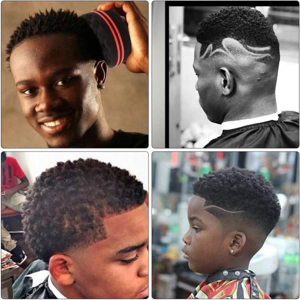 IC Svamphårborste, 2 delar Curl Sponge Magic Twist, Wave Barber Hårborste Sponge Dread Locking Twist Barber Tool