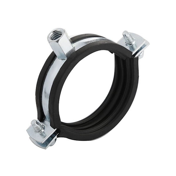 Pakke med 10 lydisolerte rørklammer - festebrakett med tetning - for rør Ø 3/4'' 26-30mm - i galvanisert stål - for skrue М8/М10