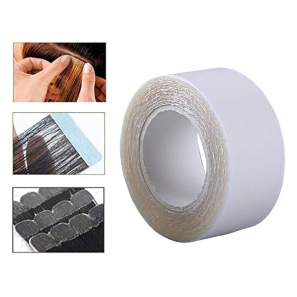 1/2/3 dubbelsidig peruktejp för hårförlängningstupéer width 2cm White 3m 1Set