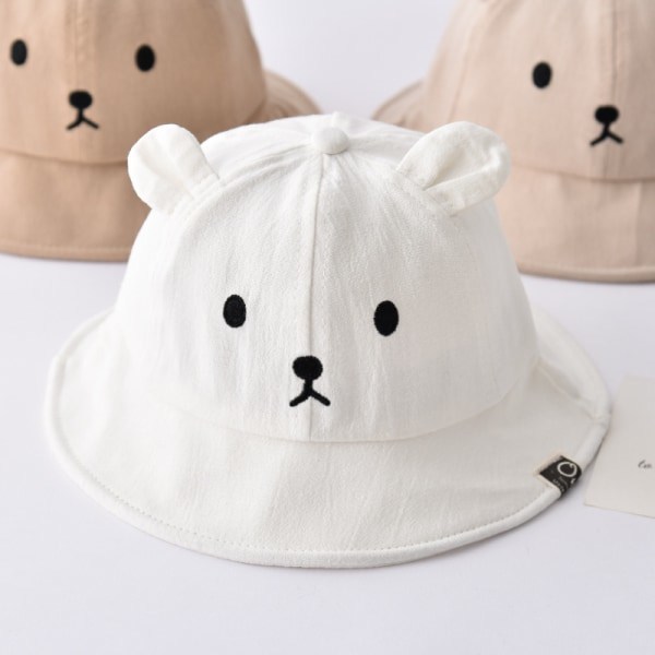 IC Søte Bjørn Barn Bucket Hatter, Bomulls Bred Fiskehatt, UV Solhatt For 0 - 2 År Småbarn Jenter Gutter 1st