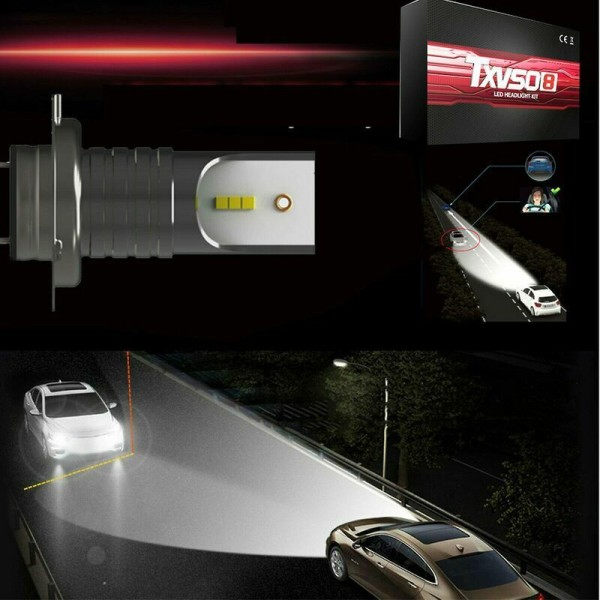 IC 110W 30000lm H7 LED Bilforlygter Konvertering Globes Canbus Pærer eller Beam 6000k Kit