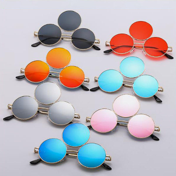 IC Third Eye Round Solbriller Dame/Herre Holiday Sun Glass Three Le A1 One Size