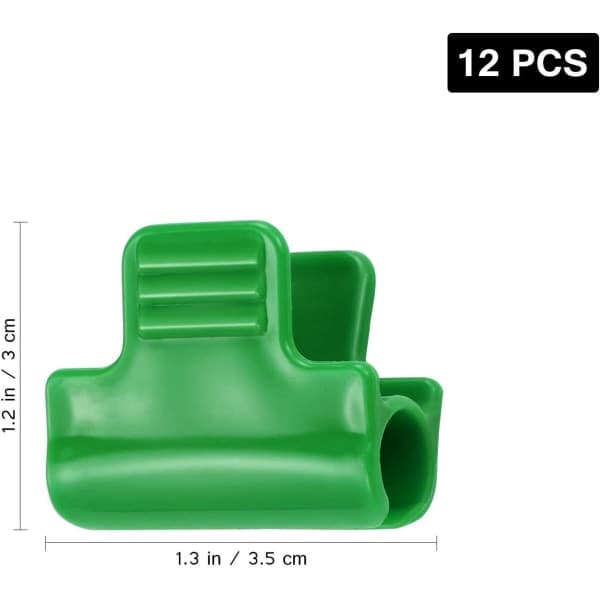 IC 12 stk Drivhusklemmer Klips Rad (12 stk)