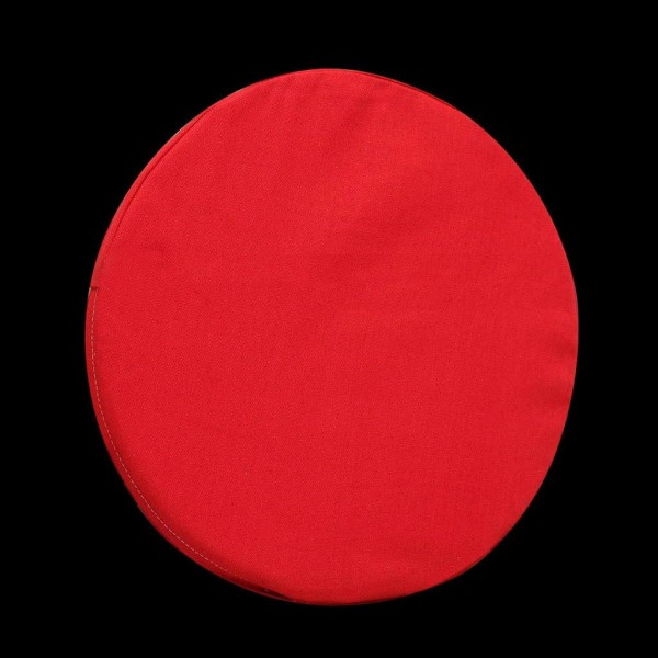 IC Generisk bilstol Bäddsoffa Kudde Runda kuddar Sittdynor Trädgårdsheminredning (röd tjocklek 5 cm diameter 38 cm)