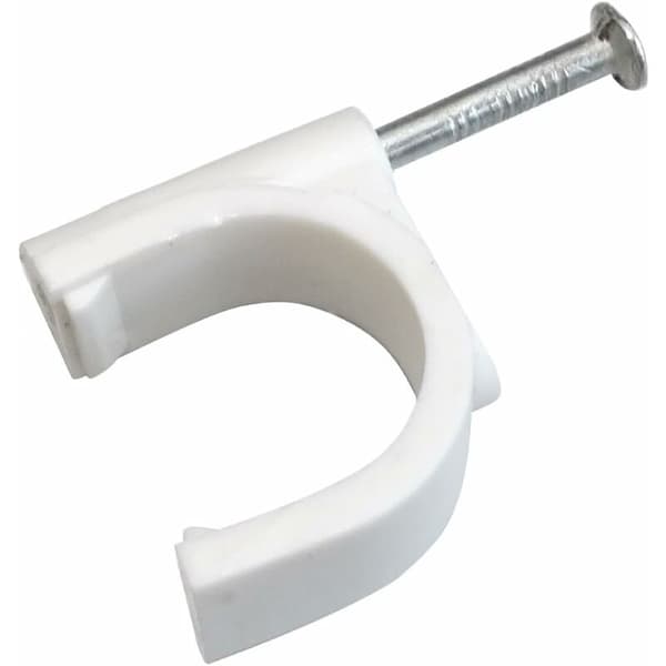 100 st Kabelband Trådar 20mm Fäste med Spik